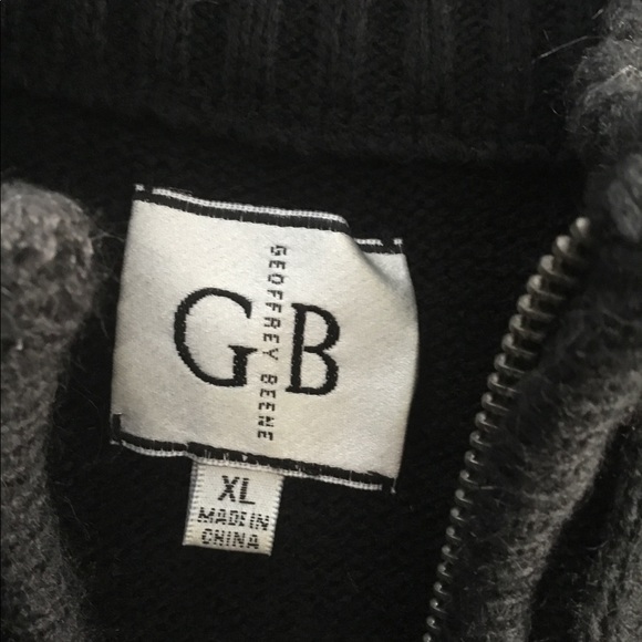 Geoffrey Beene black men’s sweater - Picture 3 of 4